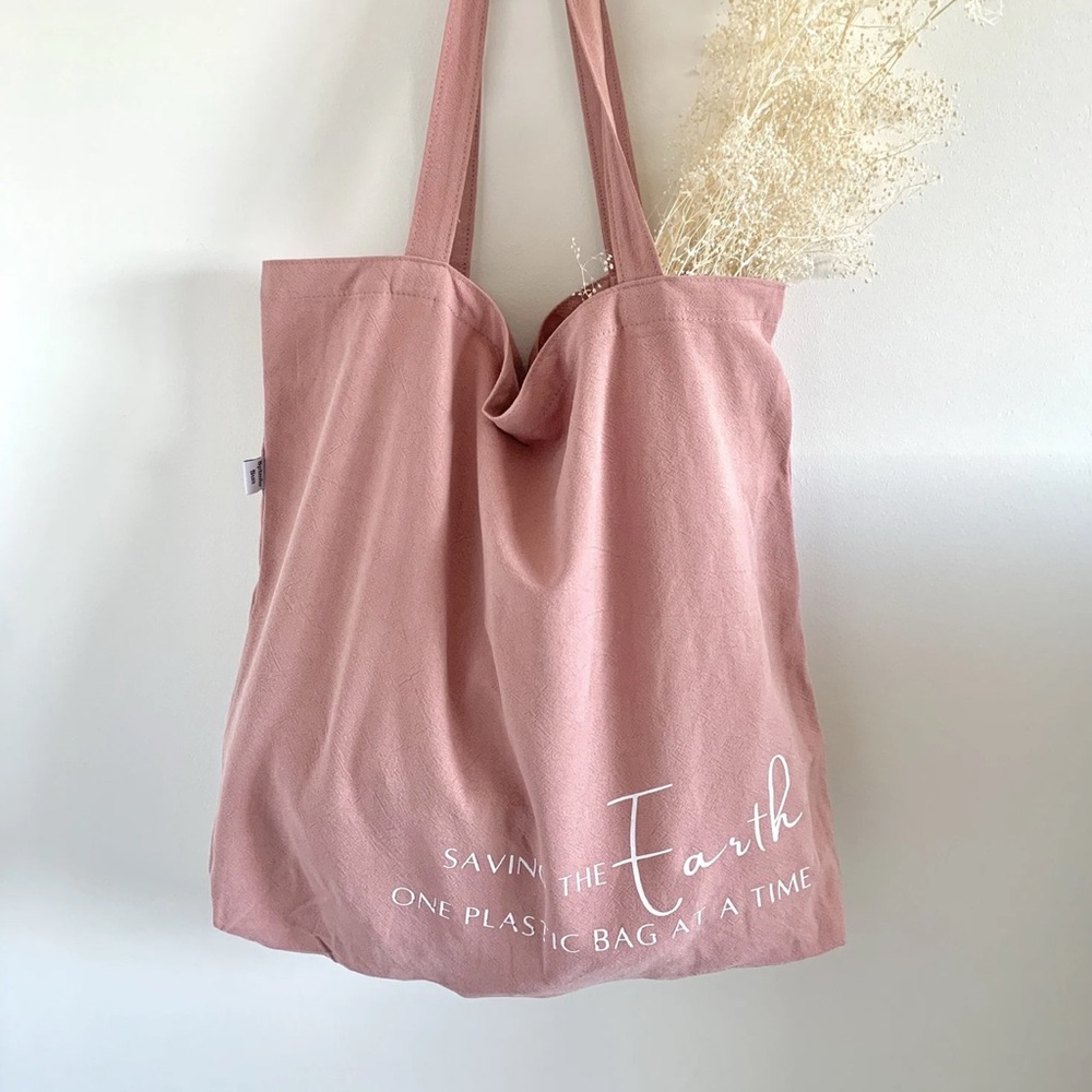 Eco-Friendly Pink Tote Bag